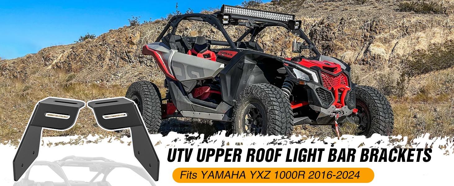 Nilight Light Bar Mounting Brackets for 42-45 Inch LED Bars UTV Roof Upper Windshield Compatible with Can-am Maverick X3 MAX All Models 2017 2018 2019 2020 2021 2022 2023 2024