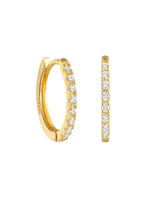 Diamond Huggies (8mm)