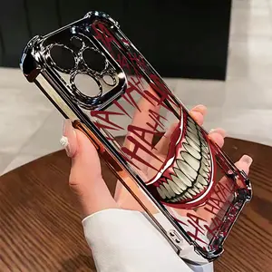 Classic Comic Movie J-Joker Phone Case Suitable for iPhone 17 16e 16 15 14 13 12 11 Mini Pro Max Air X XR XSMAX 8 7 Plus Protective Anti Fall Protection Matte Back Cover Casing