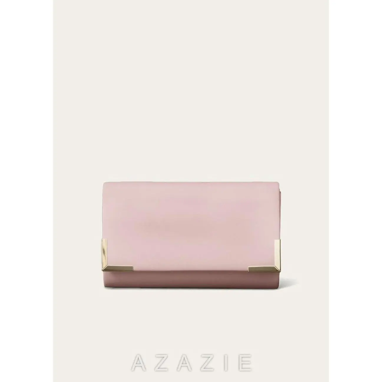 Pu Metal Embellished Envelope Bag
