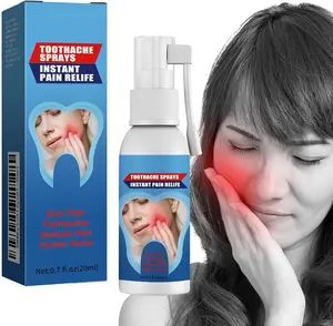Tooth Pain Relief for Adults Spray,Treatment Toothache Nerve Pain Medicine,Quicklynumbs Nerve Wisdom Tooth Inflammation,Red and Swollen Gums, and Other Types of Dental（1Pcs）