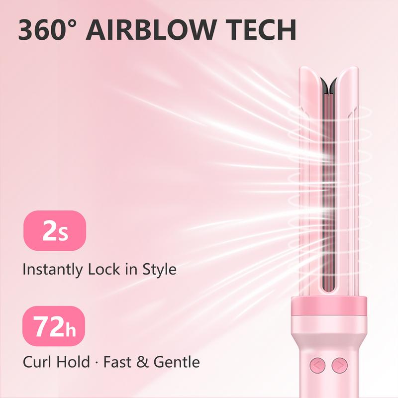 FORLIFA-Pro HyperCurve:Pro 3 in 1 Automatic Curling&Straightening Iron,AirBlow Tech with Cooling Air,1.1billion Negative Ions,72H  Hold, Triple Hair Protect & Burn-Free,Automatic Shut-Off,2-Way Rotation,Anti-Scald,Anti-Tangle,WeeklyDeals,TikTokShopStockUp