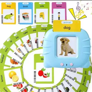 English/Spanish Talking Flashcards for Boys and Girls, Voice Training Tool, Abc Learning, 224 Common Words, Birthday Gift