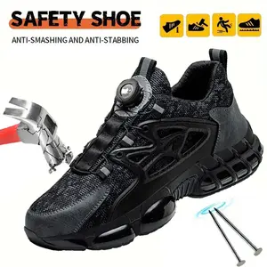 Breathable And Comfortable Safety Shoes Anti Smash Men Breathable And Comfortable Safety Shoes Anti Smash Men