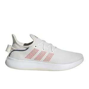 adidas Womens Cloudfoam Pure Spw Lace Up Sneakers Shoes Casual - White