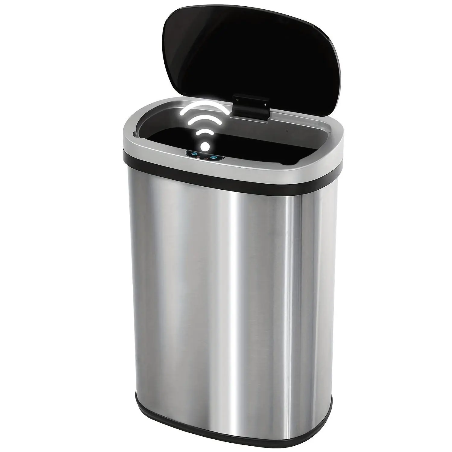 13 Gallon Trash Can Kitchen Waste Bin 50L, Automatic Garbage Can Touchless Motion Sensor, for Office Bedroom Living Room Trash Can