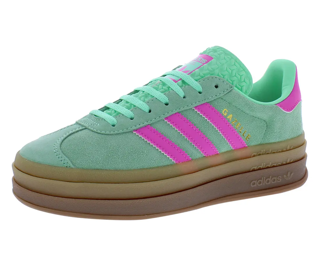 Adidas Women's Gazelle Bold Platform Sneakers - Suede Casual Athletic Footwear with a Triple-Stacked Sole