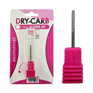 SoyFantasy Dry-Carb Lima Buffer Bit for Nails - 2161 5003 - Pink Color - Ideal for Nail Art and Manicure