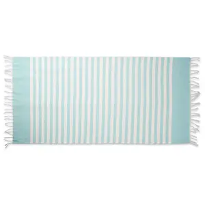 Design Imports 1" Stripe Fouta Throw/Towel