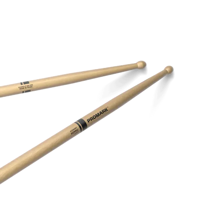 ProMark DCPM1i Light Hickory Marching Drumstick, Wood Tip
