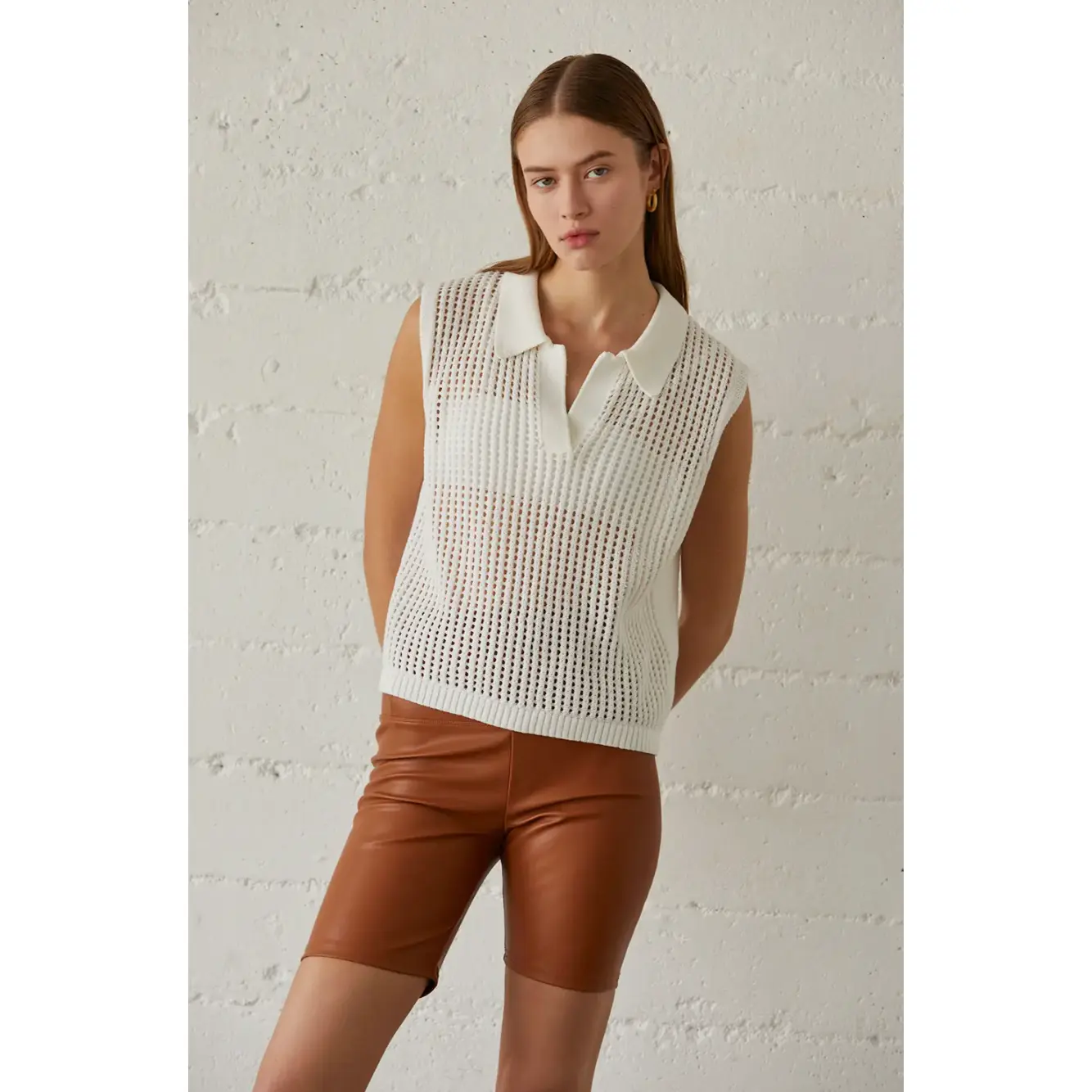 Collared Sweater Vest