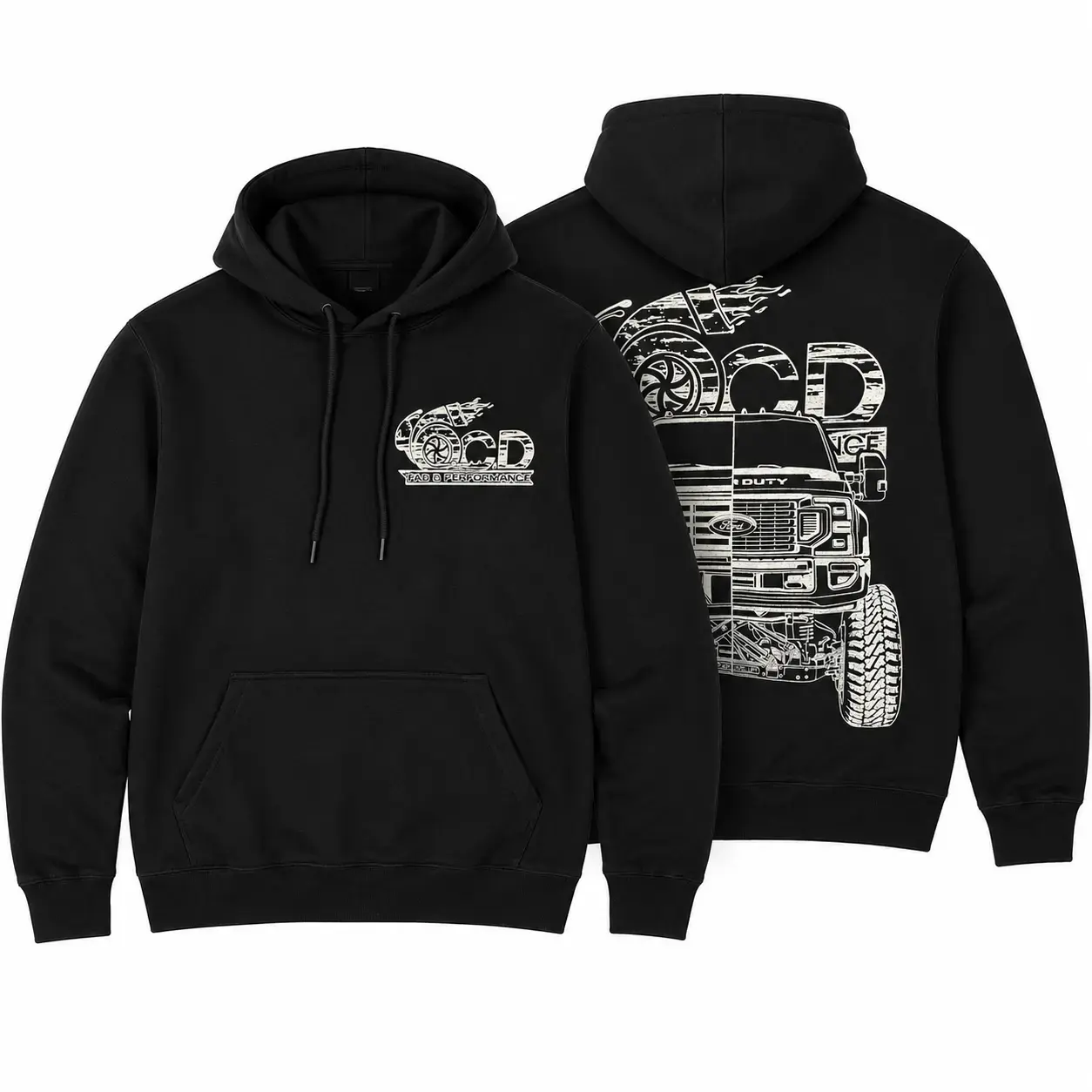 Turbo Diesel Heavy Duty Core Aesthetic Shirt Boosted Truck Fab Performance Top Heavyweight Turbo Graphic Crewneck Popular Street Apparel Fits