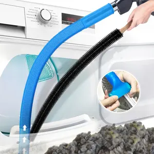 2 Pieces Dryer Vent Cleaner Kit, Dryer Lint Vacuum Attachment and Flexible Dryer Lint Brush, Dryer Vent Vacuum Hose Attachment