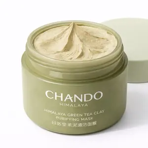 CHANDO Himalaya Green Tea Clay Mask – Deep Pore Detox & Oil Control – 100g