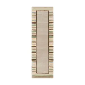 Safavieh Martha Stewart 4715 Striped Border 2'- 3" X 8' Rug