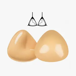 KISWON Ultra Boost Inserts Double-Sided Adhesive Pads Sticky Bikini Padding Inserts for Sports Bra Swimsuit