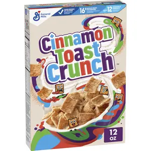 Breakfast Cereal, Crispy Cinnamon Cereal, 12 oz