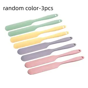 Ultimate Food Scraper Spatula Set, 3-Piece Silicone Spatulas Heat Resistant & Food Grade, Non-Stick Rubber Scrapers for Baking, Cooking, Mixing & Scraping, Dishwasher Safe BPA-Free Utensils, Flexible Tips & Ergonomic Handle