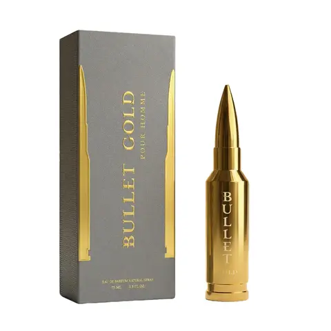 BHARARA Bullet Gold Eau De Parfum, 2.5 Oz/75 ml Men's Fragrance - Long Lasting & Unique Gift For Men