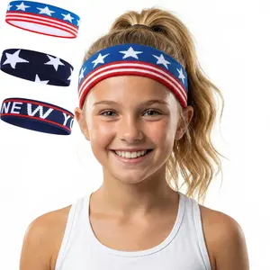 Three-Piece Sports Headbands for Running Outdoor Activities, Sweat-Wicking Breathable Yoga Bands, Comfortable Fitness Accessories