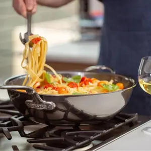 Hestan NanoBond Titanium 14" Chef's Pan with Helper Handle