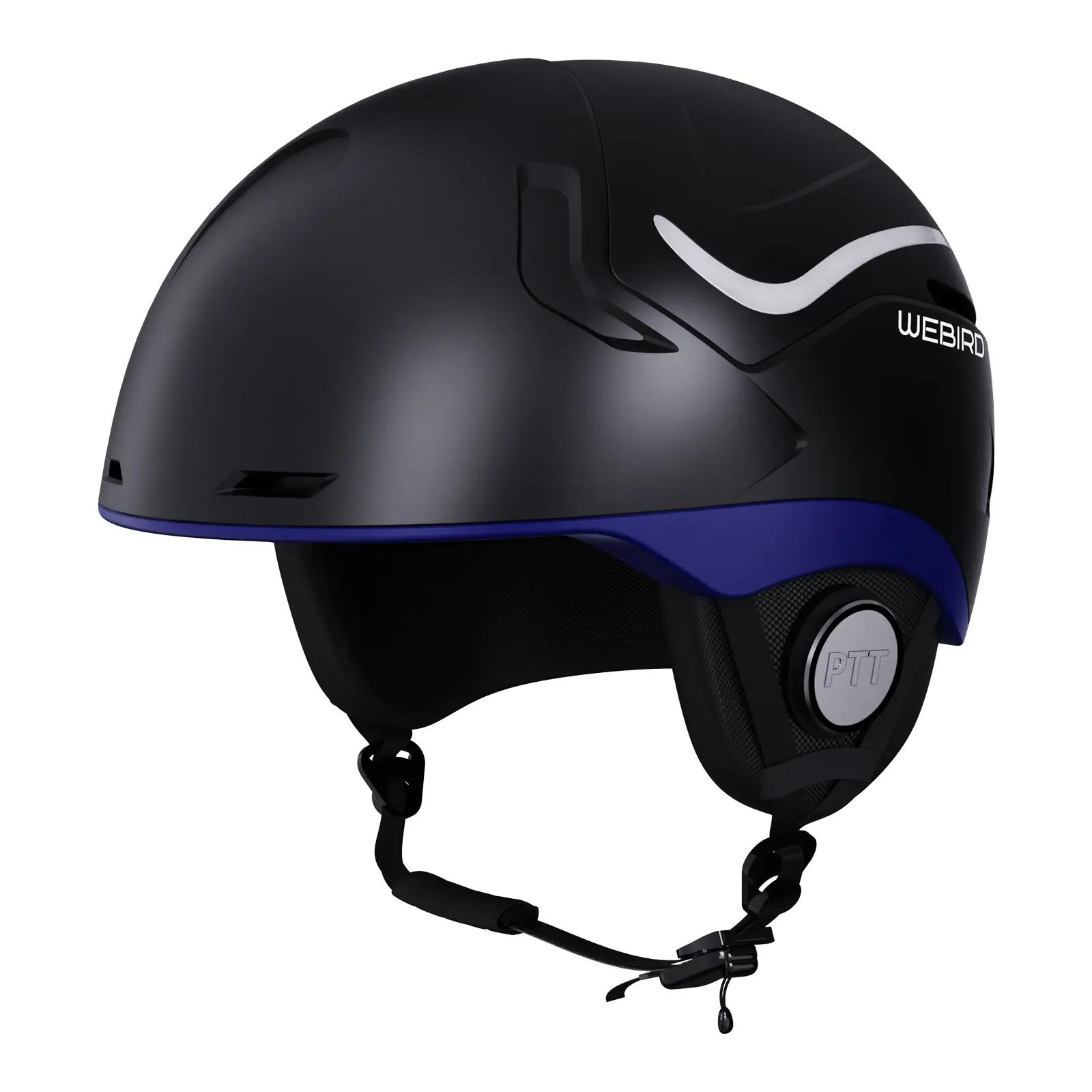WEBIRD Smart Ski Helmet with Headphones & PTT and SOS Warning