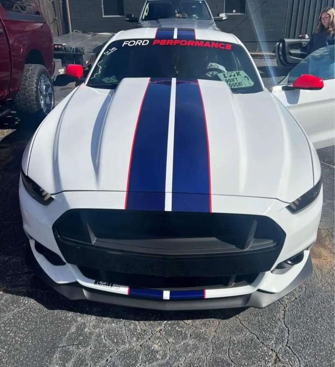 6" Twin 2 color Rally Stripe graphics set FIT All Model 2015 - 2025 Mustang including GT V6 Ecoboost GT350 & GT500