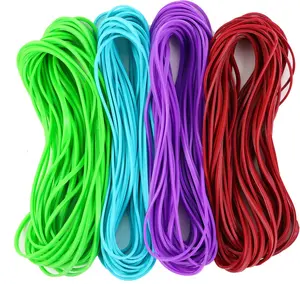 Rubber Bands Large Heavy Duty 120 Pcs, 7x1/8 Inches, Assorted Colors, Office & Home Use