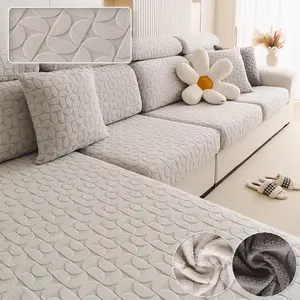 360° Universal Anti-Scratch Non-Slip Sofa Cover, Waterproof Plush Upholstery Protection, Stylish Armchair Cushion for All Seasons