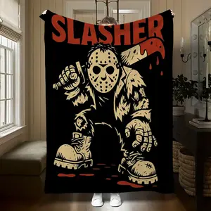 Friday the 13th (6) Printed plush blankets are suitable for all seasons, soft and comfortable for sofas, mattresses, offices, outdoor use, camping, travel, and home use. Perfect for Black Fri