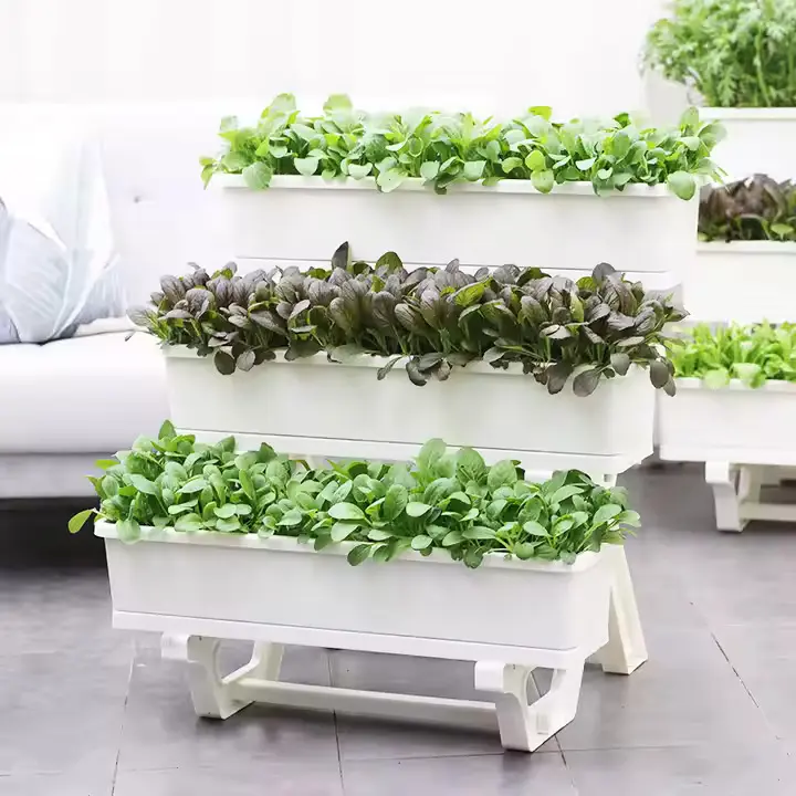 3-Tier Stackable Vertical Garden Planter Box, Indoor Outdoor Vertical ...