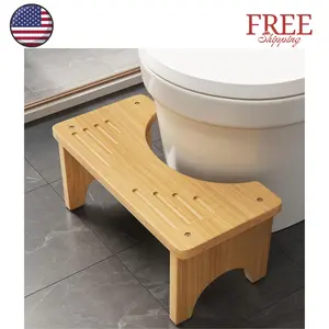 Wooden Squatting Potty for Adults, 6.7 Inch Wooden Squatting Potty for Adults, 6.7 Inch