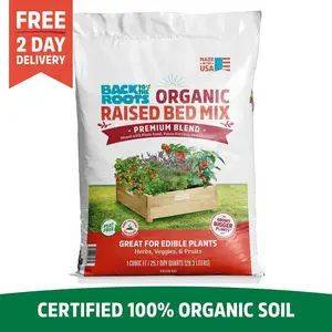 Organic Raised Bed Soil - Multi-Purpose Soil Infused with Organic Fertilizer (1 cu.ft.)