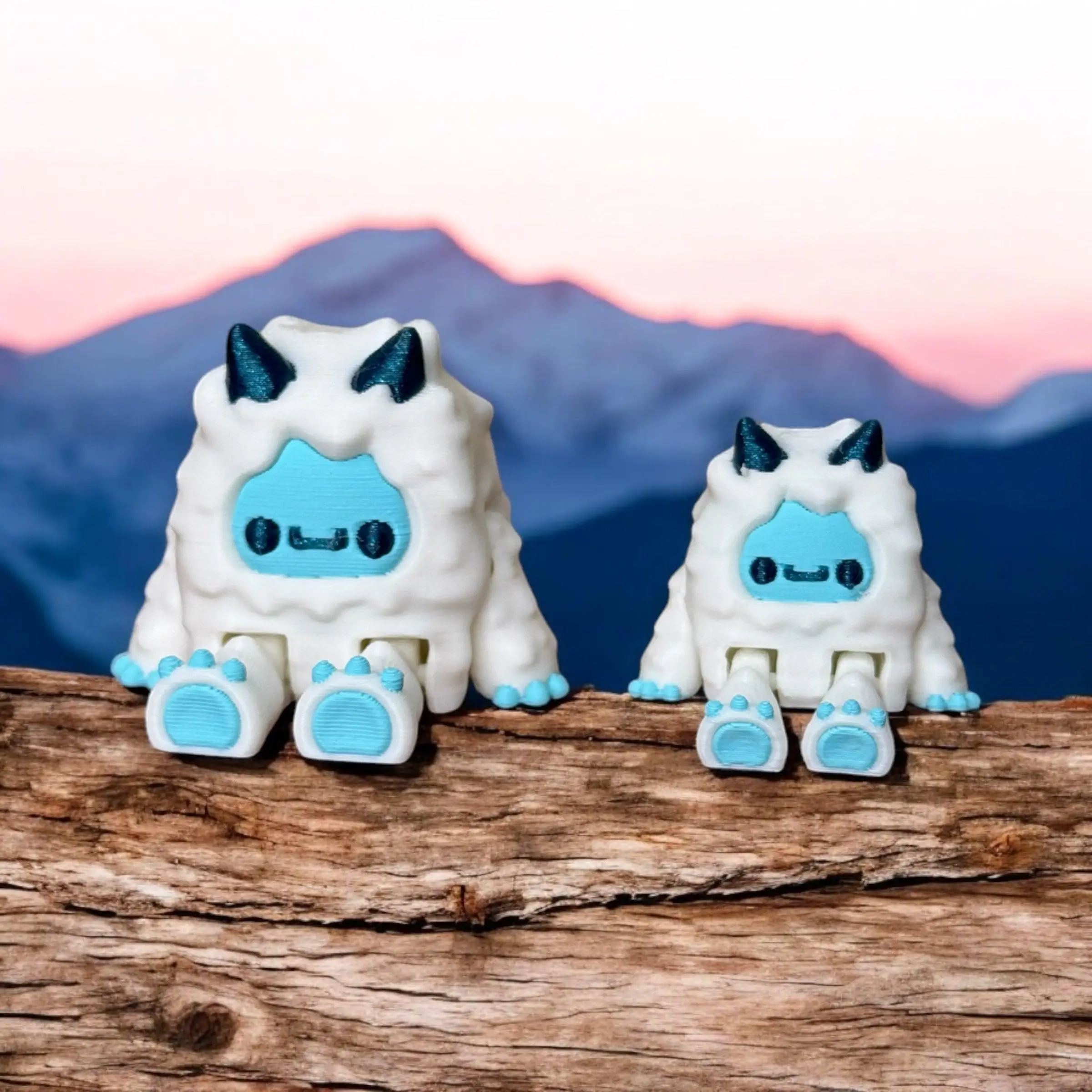 The Mini Yeti Shop – Mini Mythical Figurines for your desk Decor Shelf Ornaments