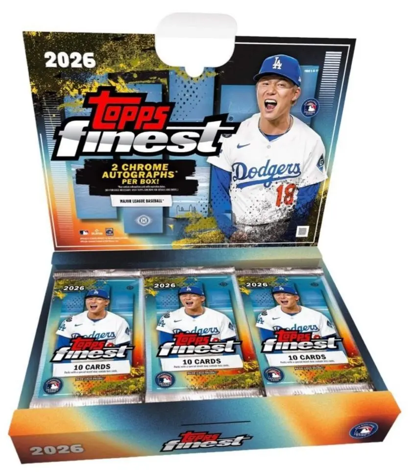 2026 TOPPS FINEST BASEBALL 4 BOX HALF CASE BREAK