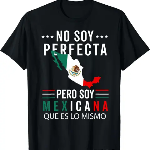 Men's Mexico Motif Round Neck Short-Sleeve Top - Casual Loose Fit, Soft Polyester-Cotton Fabric Streetwear, Sporty Chic Everyday Basics for Sports, Travel