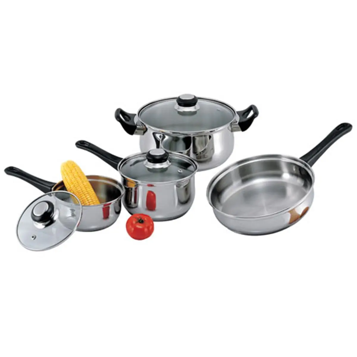0 7Pc Cookware Set - Bakelite Handle