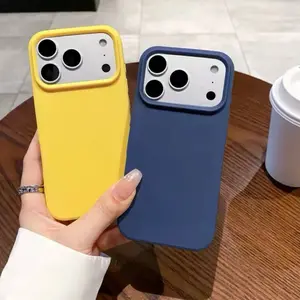 Galorekases Slim Liquid Silicone 3 Layers Full Phone Covered Soft Gel Rubber Case Protective I Phone Cover