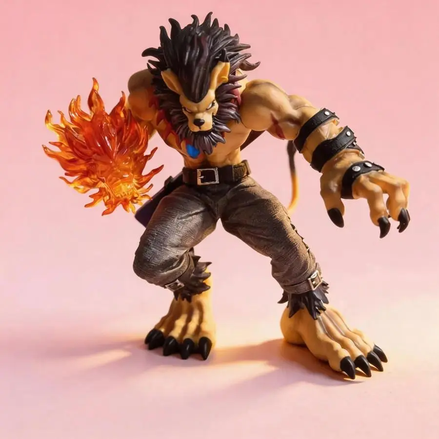 Digimon Leomon 21cm Anime Figure High Quality Detailed Craftsmanship Anime Collection Home Decoration
