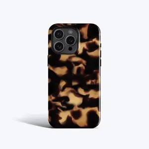 Who Is That Queen? Tortoise Shell Phone Cover - Monogrammed Tough iPhone 16 Pro Max Case for Evryone | Durable Protection