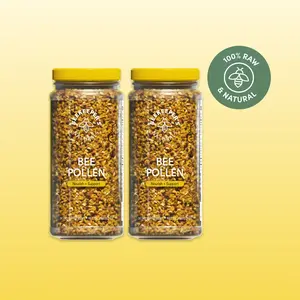 2x Bee Pollen - 100% Raw Granules for Energy, Immunity & Whole Body Wellness - Superfood Packed with Vitamin B, Minerals & Protein Vitaminrich Sustainedenergy
