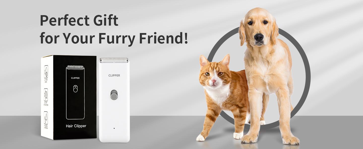 Pet Clippers for Dog Hair Grooming Low Noise, Rechargeable Cordless Cat Shaver with Ceramic Blade,Portable Pet Hair Trimmer for Matted & Long Hair