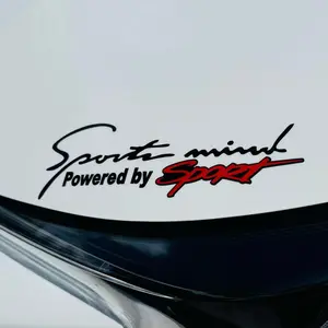 Sport Mind Sticker para Auto 8x2.3” – Vinilo Impermeable Tuning JDM (4 Colores)
