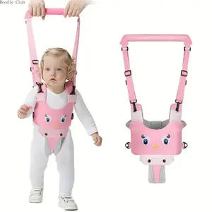 Baby Walking Harness for Toddlers, Adjustable Safety Walking Aid Strap with Handle, Anti-Fall Toddler Walking Assistant Belt, Comfortable Support Trainer for Indoor Outdoor First Steps Travel Use