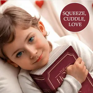 Cuddle Up with Faith: The Huggable Red Bible Pillow for Kids 3