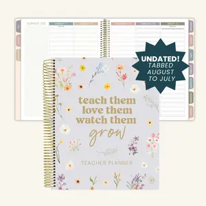 Undated Teacher Planner | Teach Them Love Them