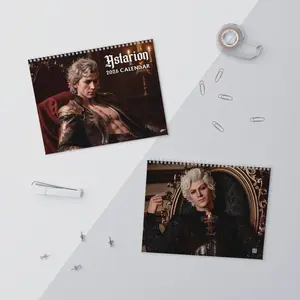 Game Lover Wall Calendar 2026 Calendar for Fan Lover 270gsm Premium Paper 11x8.5 & 14x11.5 Inches Eco-Friendly Design