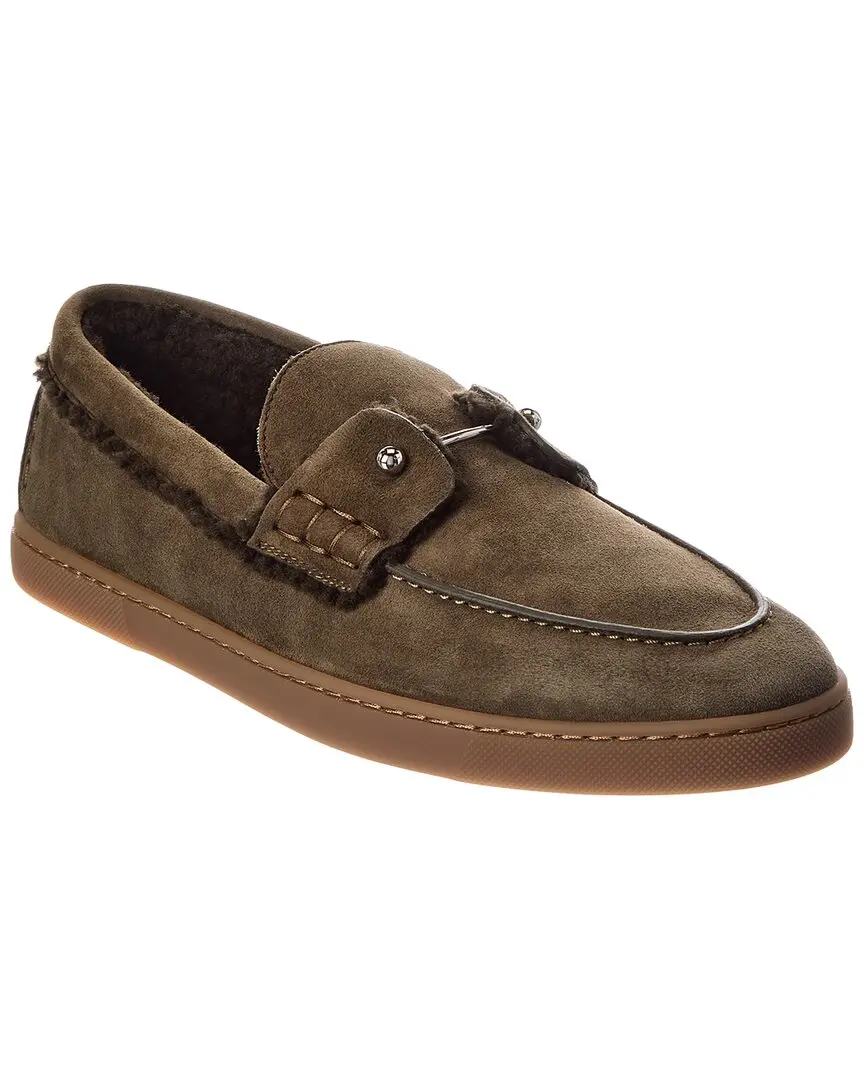 Christian Louboutin Chambeliboat Suede Boat Shoe