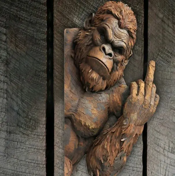 middle finger bigfoot