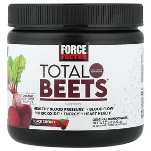 Force Factor Total Beets®, Original Drink Powder, Black Cherry, 7.1 oz (201 g)